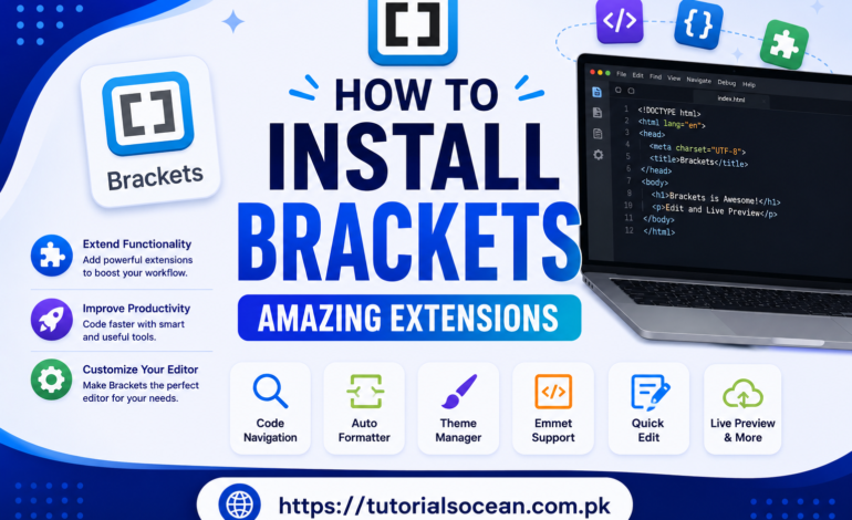 How to Install Brackets Amazing Extensions