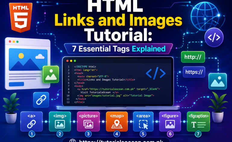  HTML Links and Images Tutorial: 7 Essential Tags Explained (Tutorial 03)