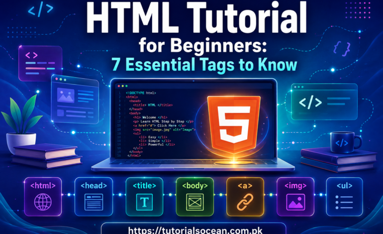  HTML Tutorial for Beginners: 7 Essential Tags to Know (Tutorial 01)