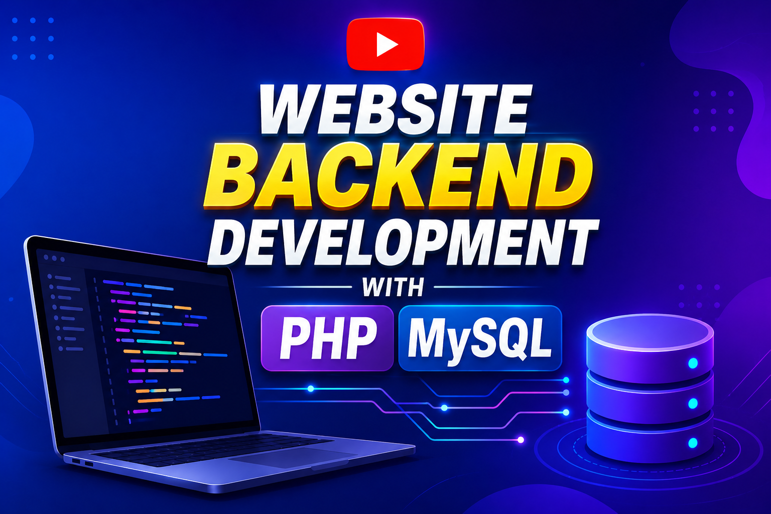 Website Backend Development with PHP MySQL