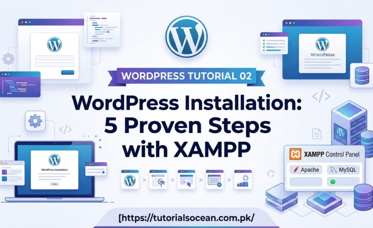 WordPress Installation process on XAMPP local server for beginners